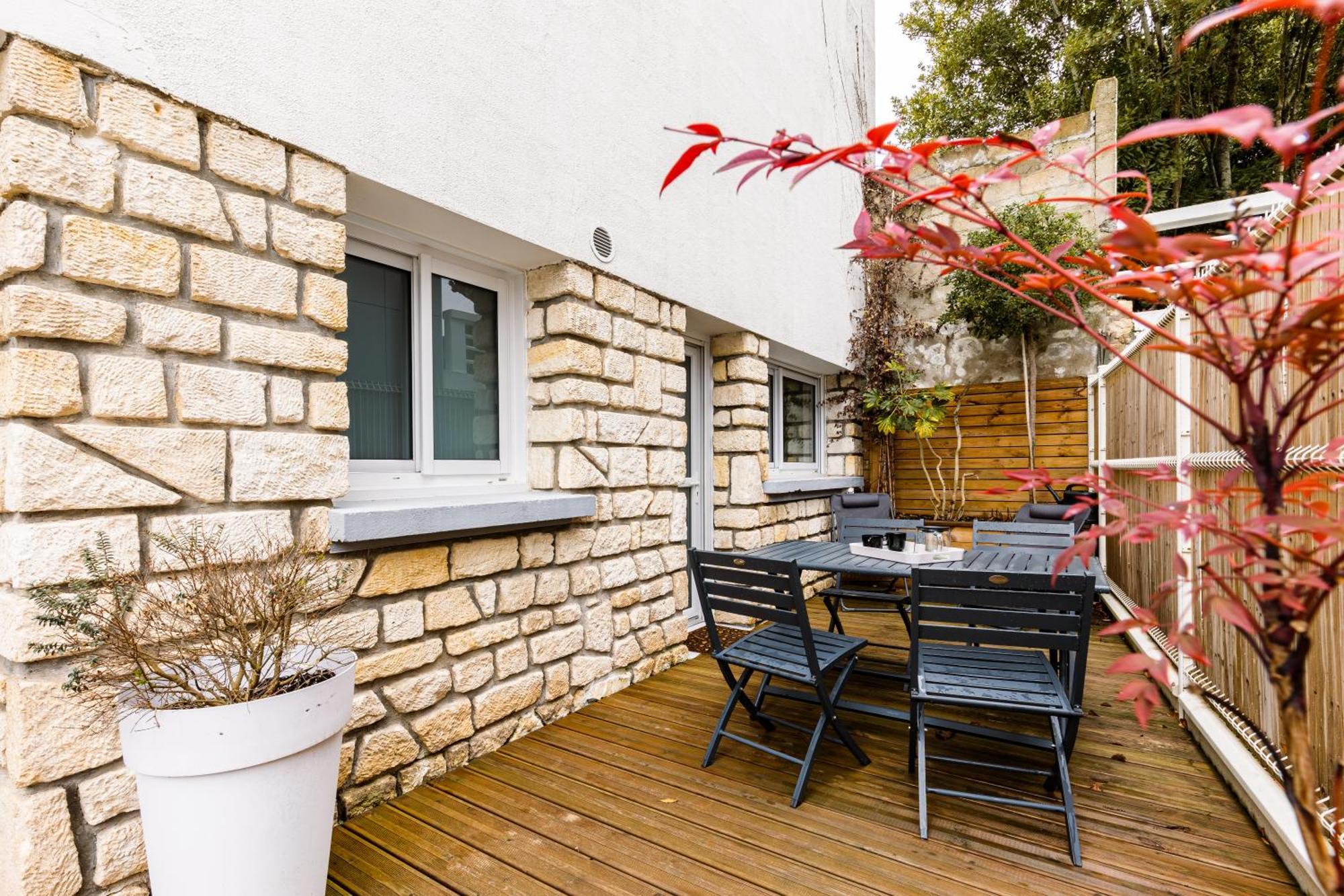 L'Auguste - Appartement Terrasse, 450M De La Plage Роаян Екстериор снимка